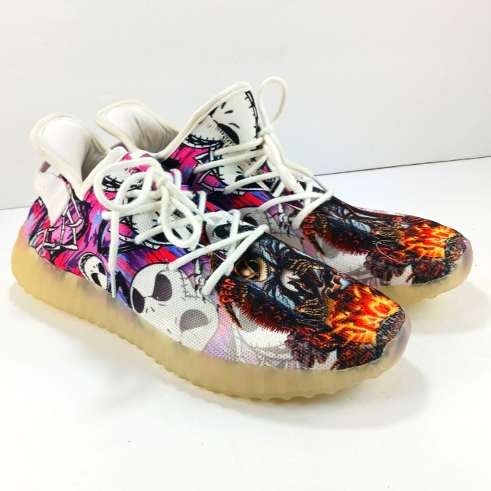 Custom Themed Sneakers Disney's The Nightmare Before Christmas Jack S. Mens 11.5